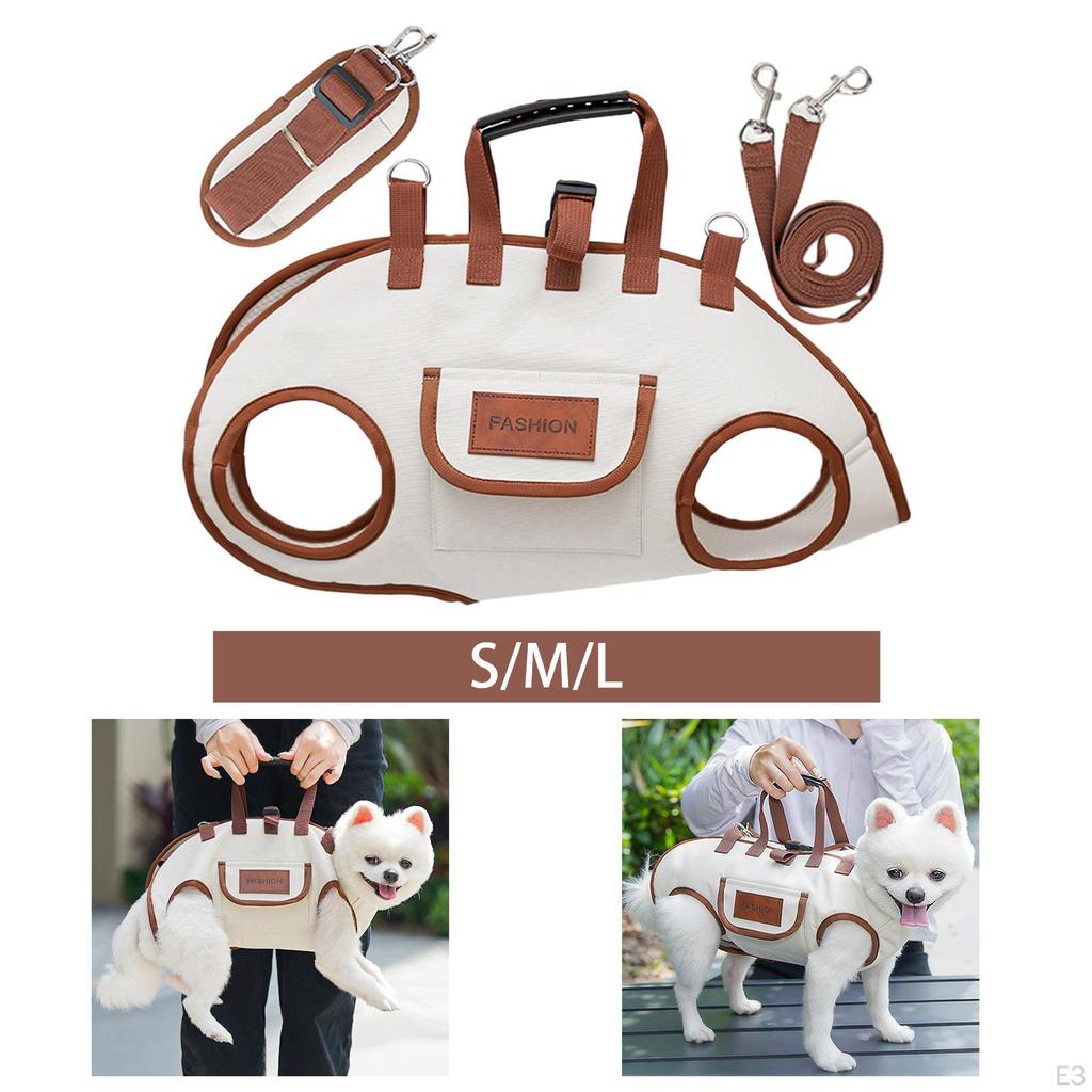 Dog Carrier Comfortable Practical Oxford Cloth Breathable Portable Travel Lift Harness