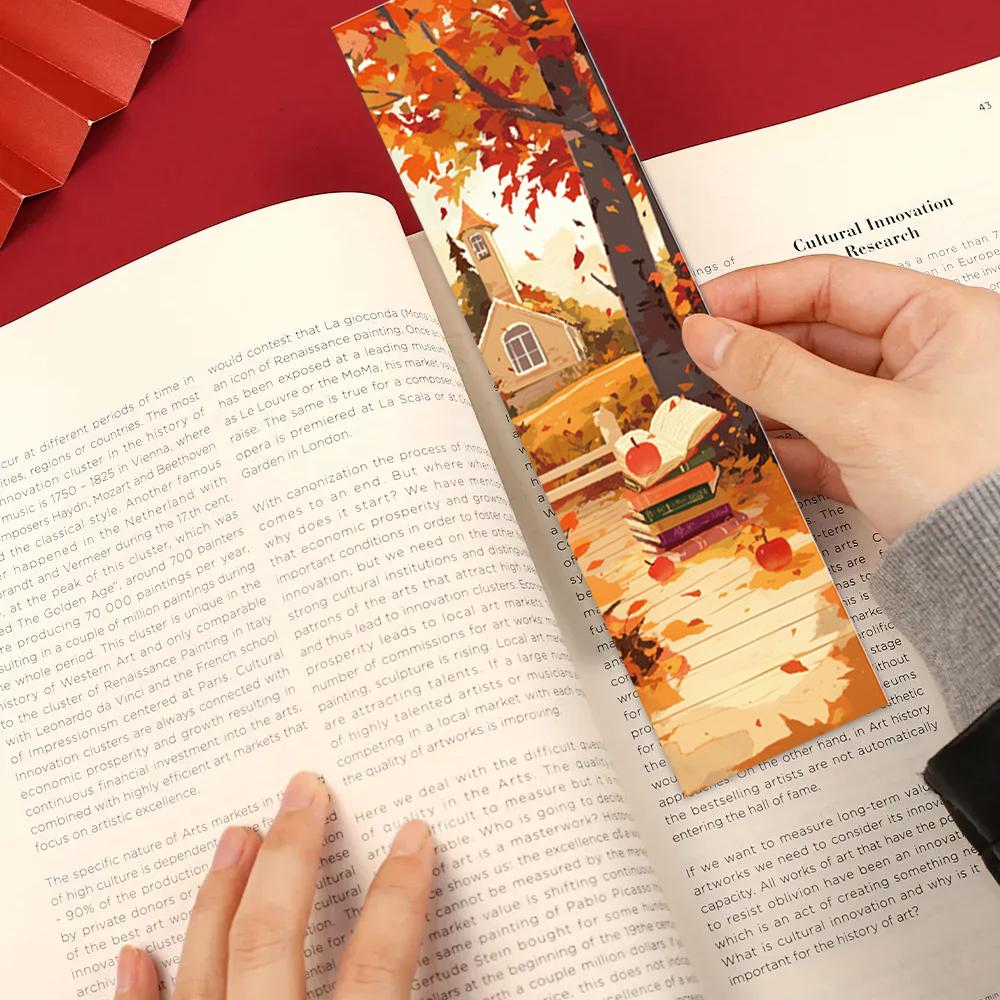 32 Stück, Lesezeichen in limitierter Herbstausgabe, Schulanfang, Weihnachten, Halloween, Geeignet für Lehrer, Leser, Geburtstagsgeschenke.