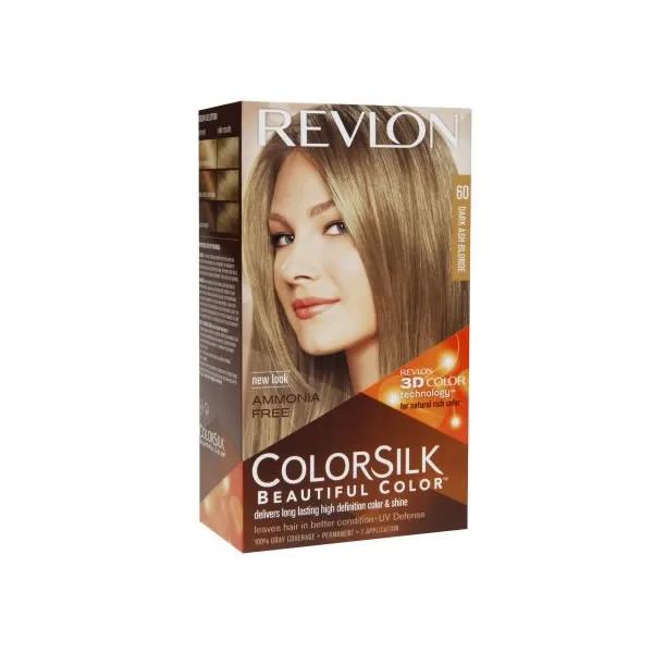 Revlon Colorsilk Без аммиака 60 Темно-пепельный блондин