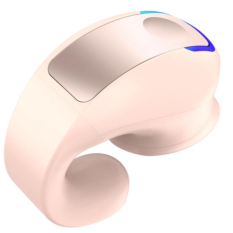 1 Set Bone Conduction 5.3 Wireless Bluetooth Headset Single Ear Clip-on Lightweight Headphone for Daily Use Gifts