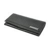 Gucci Metal Plaque Monogram Embossed Long Flap Leather Wallet Women Wallet Black 233112-AA61R-1000