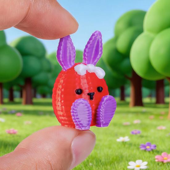 6 st påskminikaninfigurer Harts Små kaninäggsdekorationer för dockhus Sagoträdgård Dekoration Vårfestpresenter