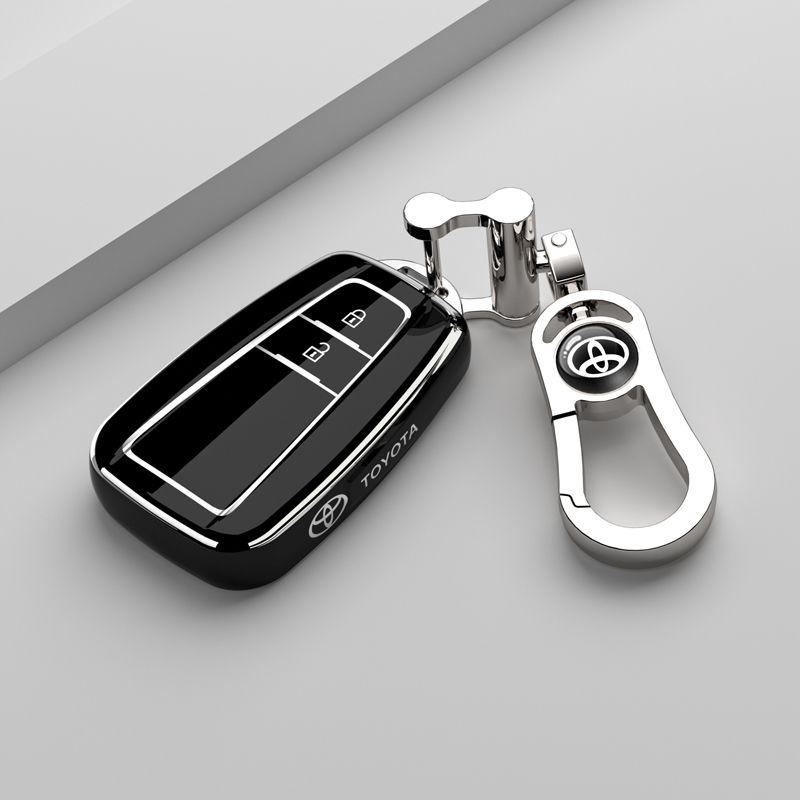 ANG2 New TPU Car Key Case Cover Key Protected Bag Fob Key Shell For Toyota Prius Camry Corolla CHR C-HR TRD Land Cruiser Prado Altis