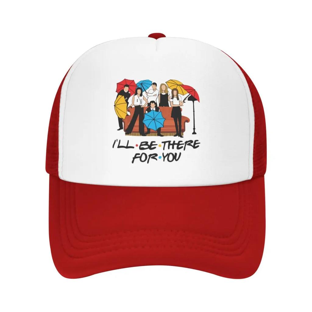 Custom Classic Unisex Friends TV Show Trucker Hat Adult Adjustable Baseball Cap Women Unisex Outdoor Trucker Cap