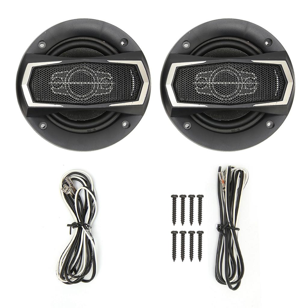 2 Pcs Car Coaxial Speakers 300W Full Range Bass 4 Ohm 4 Inch Stereo Car Sound Loudspeaker Vehicle