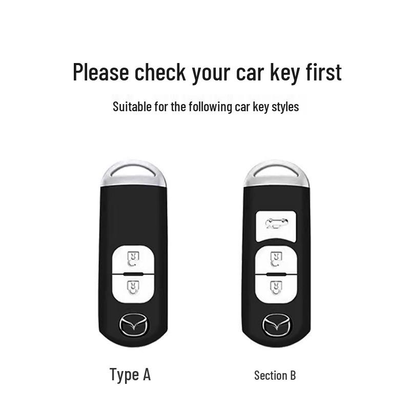 Mazda Key Case for CX5, Atenza, Mazda 6, CX3, CX8, CX30 Models