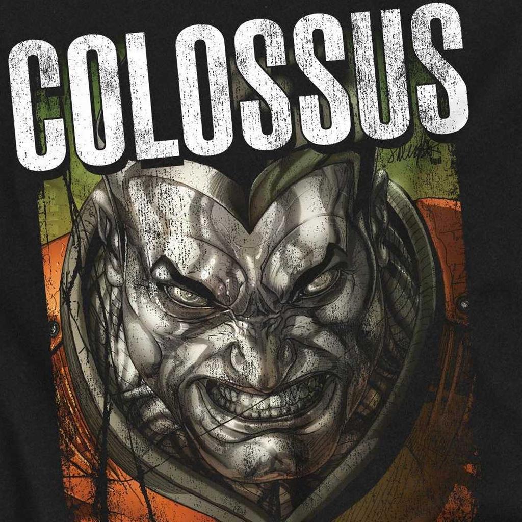 Marvel Childrens/Kids X-Men Colossus Infographic T-Shirt
