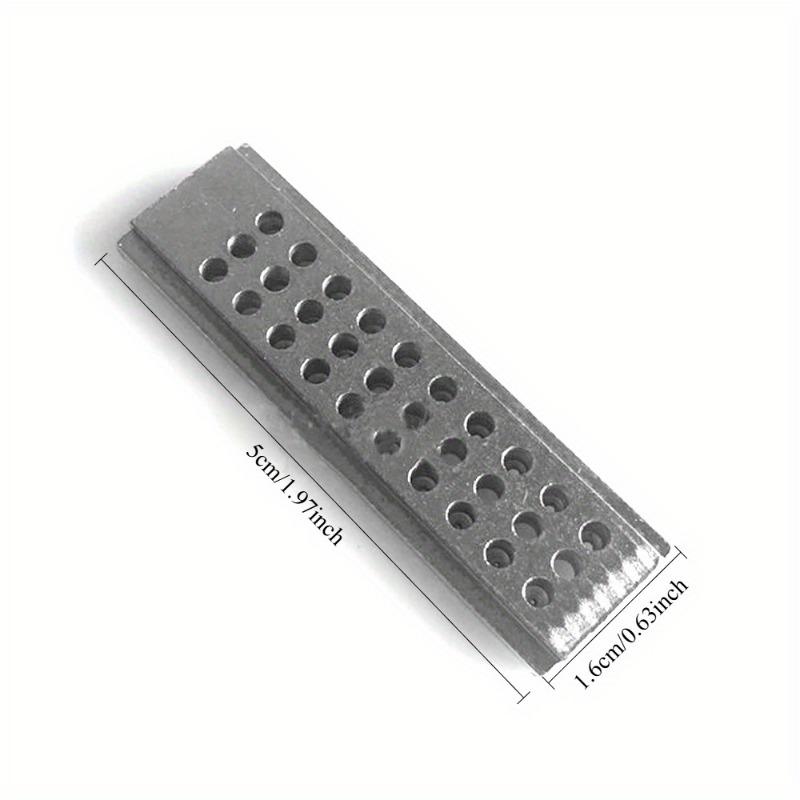 1 PC Stainless Steel Riveting Stake Tool 30 Holes Punch Block Jewelers Repair Tool Watchmaker Watch Accessories Repairing Tools