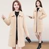 Stylish Medium-length Wooln Blend Jacket for Women Winter Arrival Korean Version Mother Clothing Overcoat