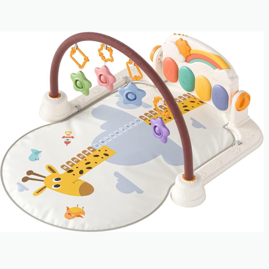 TUMAMA Kick and Play Piano Baby Gym,Baby Activity Play Gym,Early Development Playmats Toy Christmas Gifts for Babies and Newborn Boys Girls