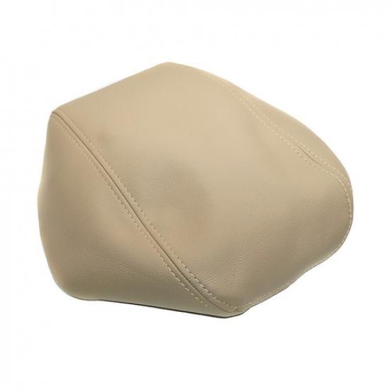 Beige Leather Center Console Lid Armrest Box Cover For Chrysler 200 2011-2014