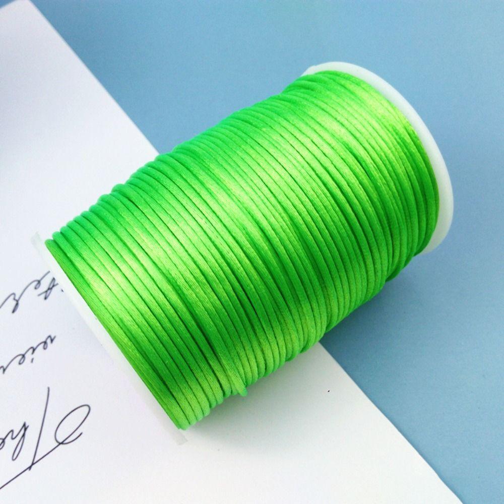 Satin Finish Macrame Thread Cord Flexible DIY Bracelet Cord Beading String  Handicraft Supplies