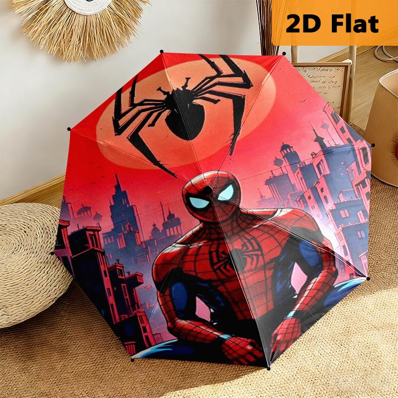 1pc Spider-Man umbrella Portable 8-rib structure suitable for all seasons, home, travel, outdoor umbrella