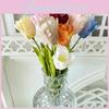 Romantic Tulip Fake Flower For Home Ornaments Wedding Shoots Creative Displays