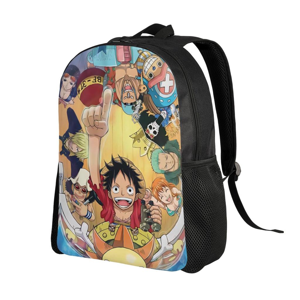 One Piece Casual Backpack Sports Student Hiking Travel Luffy Zoro Sanji Daypack for Men Women College Shoulder Bag