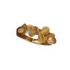 Elegant Three-Dimensional Golden Osmanthus Women's Ring: Light Luxury, Versatile, Stackable, Openable, Fashionable Index Finger Jewelry