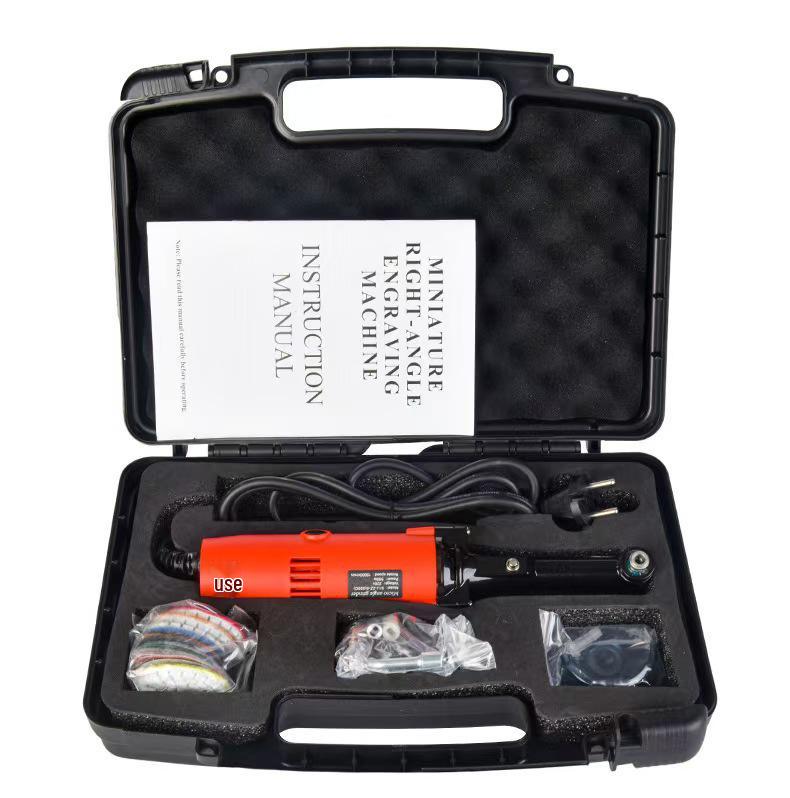 90-Degree Multifunctional Electric Grinder: Seam Polishing, Tile Slotting, and Speed-Control Elbow Tool.