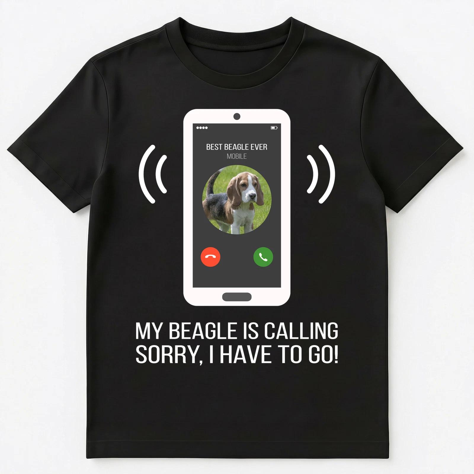 Funny Beagle Dog Unisex T-Shirt S