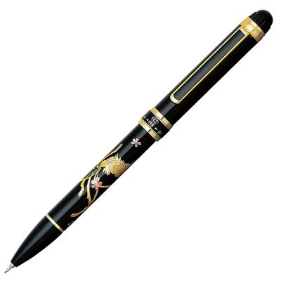 Platinum Fountain Double 3 Modern Phoenix Multi-Function Pen, Action, Maki-e Design, MWB-5000RM#17