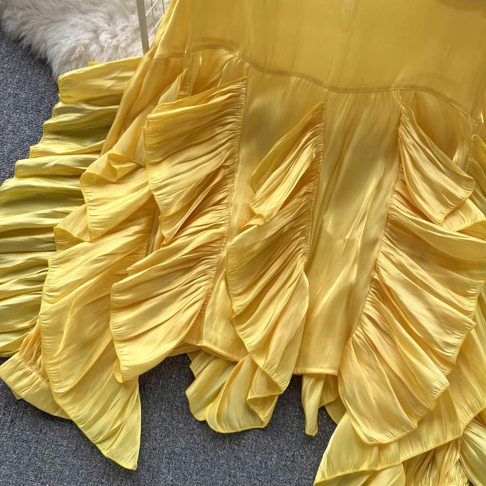 Unregelmäßige Rüschen Langarm Loose Shirt Damen Herbst Französisch Bluse