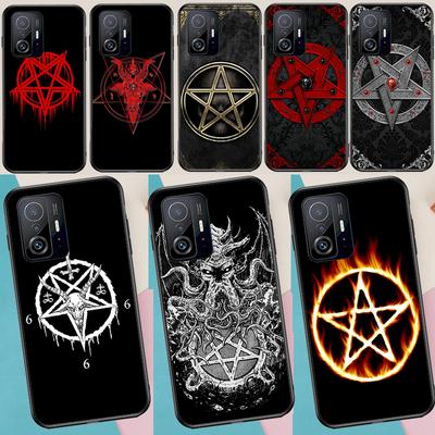 Gothic Satanic Pentagram Case For Xiaomi 15 14 Ultra 13 11T 12T 13T 14T Pro POCO X7 Pro X3 X5 X6 M6 F5 F6 Pro Cover