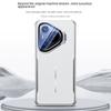 For Huawei  Pura 70 Pura 70 Pro Metal Lens Holder, Plain Leather Back Panel Phone Case