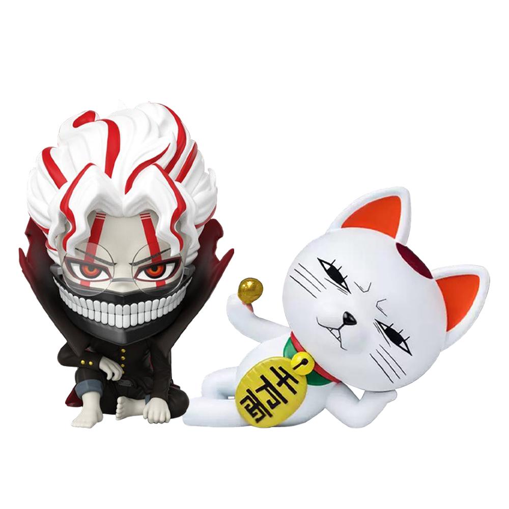 Anime Highway Granny figure Ayase Momo Okarun Action Figure Lucky cat Model cute Q edition statue Car decoration doll toys Gifts