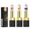 YANQINA Color-Changing Jelly Lipstick with Gold Foil - Non-Stick, Non-Fading, Temperature-Sensitive Lip Gloss
