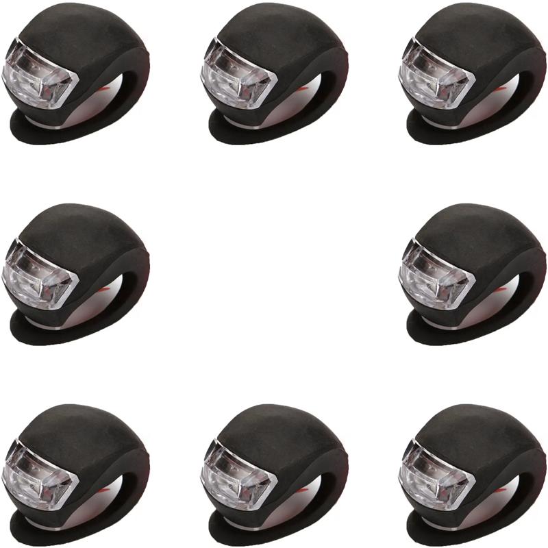 Bicycle Frog Light Night Warning Light Replaceable Battery Bicycle Tail Light Outdoor Riding Light Cycling Equipment Accessories