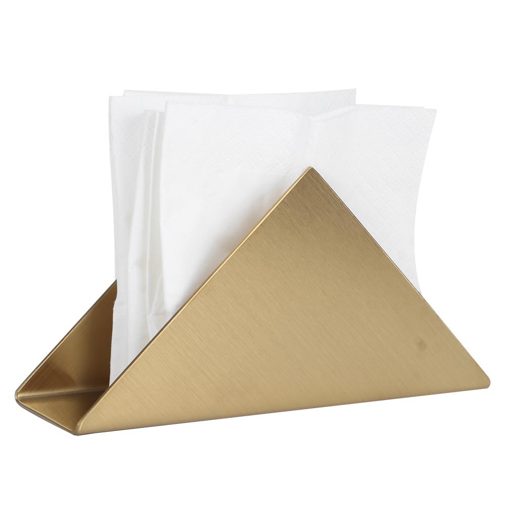 Stainless Steel Triangular Paper Towel Holder Rack Organizer for Kitchen Bedroom Bathroom