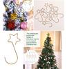 20 Pieces Christmas Tree Decoration Iron Hooks Fashion Hanging Clasp Party Layout Props Accessory Indoor Office Outdoor