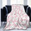 Watercolor floral blanket colorful wildflower blanket flannel wool blanket farmhouse blanket decoration sofa warm bed decoration