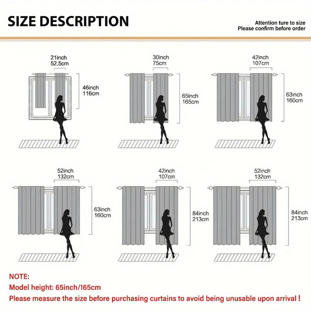 Set Of 2 Windows Christm Printed Curtain Christmas Home Decor Window Treatment Bedroom Office Kitchen With Rod Pocket Polyester Perfect For Sleeping