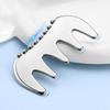 Stainless Steel Gua Sha Facial Tool – Massage Board for Acupressure, Deep Tissue Stimulation, and Facial Lifting