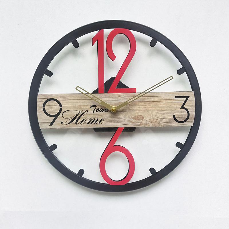 Tempered Glass Wall Clock Nordic Living Room Furniture Clocks Interior Silent Decoration Wall Clock Modern Accessories Clocks