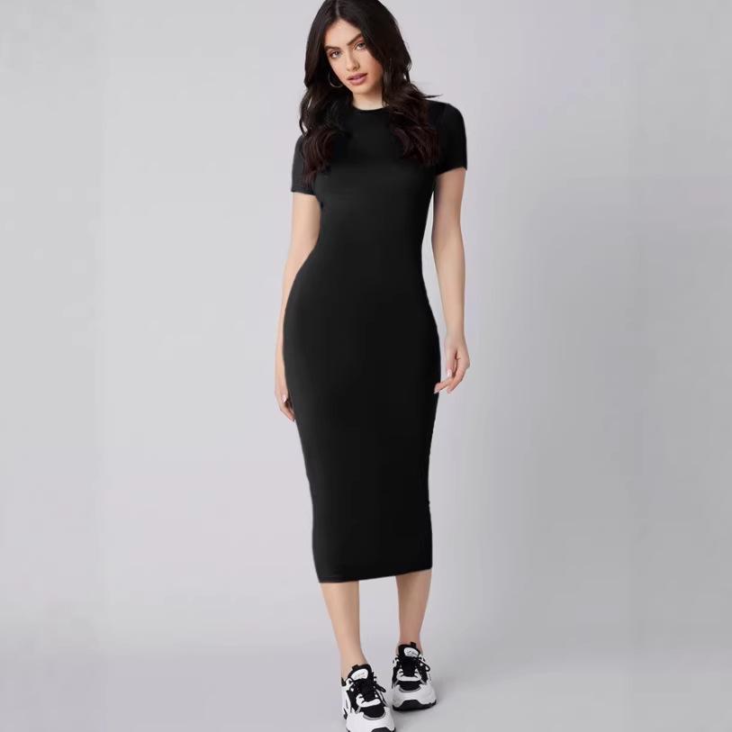 New European & American Style Women's Sexy Slim Fit Hip Wrap Dress