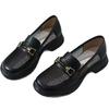 Mesh women's shoes 2025 spring and summer new breathable hollow loafers casual one-pedal flat-bottomed mesh small leather shoes