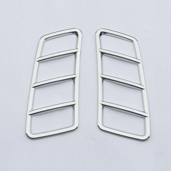 Silver Grille Hood Engine Air Vent Covers Trim for Mercedes Benz GLE GL ML 13-18