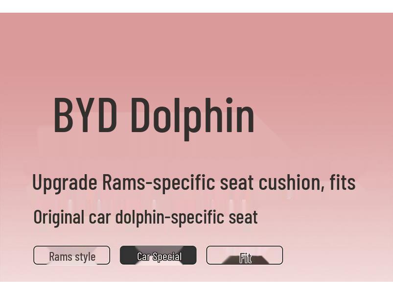 BYD Dolphin Ventilated Seat Cover Set - Premium Full Coverage with One-Piece Headrest for All Seasons.