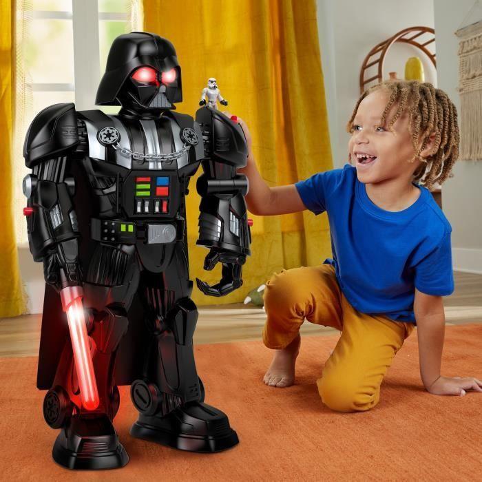 Robot Imaginext Dark Vador de plus de 60 cm, avec effets sonores et lumineux, Star Wars, dès 3 ans, Fisher-Price HXG51