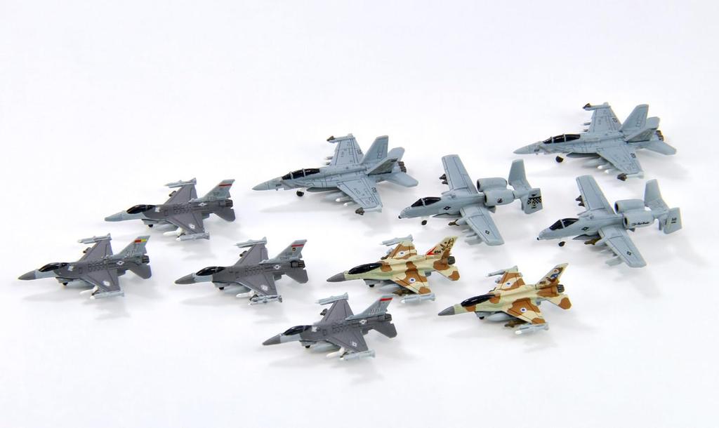 Pit Road 1/700 Skywave Series Modern U.S. Military Aircraft Set 2 Plastic Model S59 (Airplane)