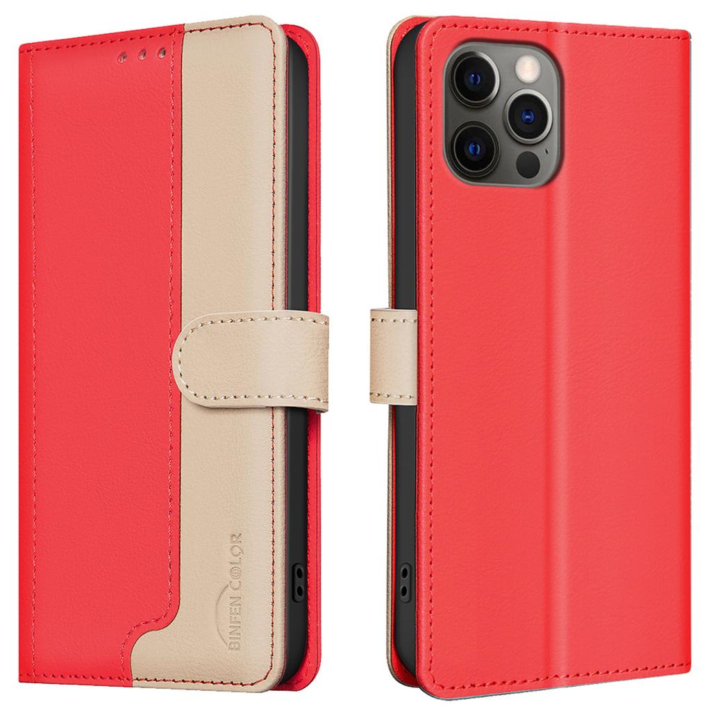 For iPhone 13 Pro Max Leather Case Wallet Phone Cover RFID Blocking
