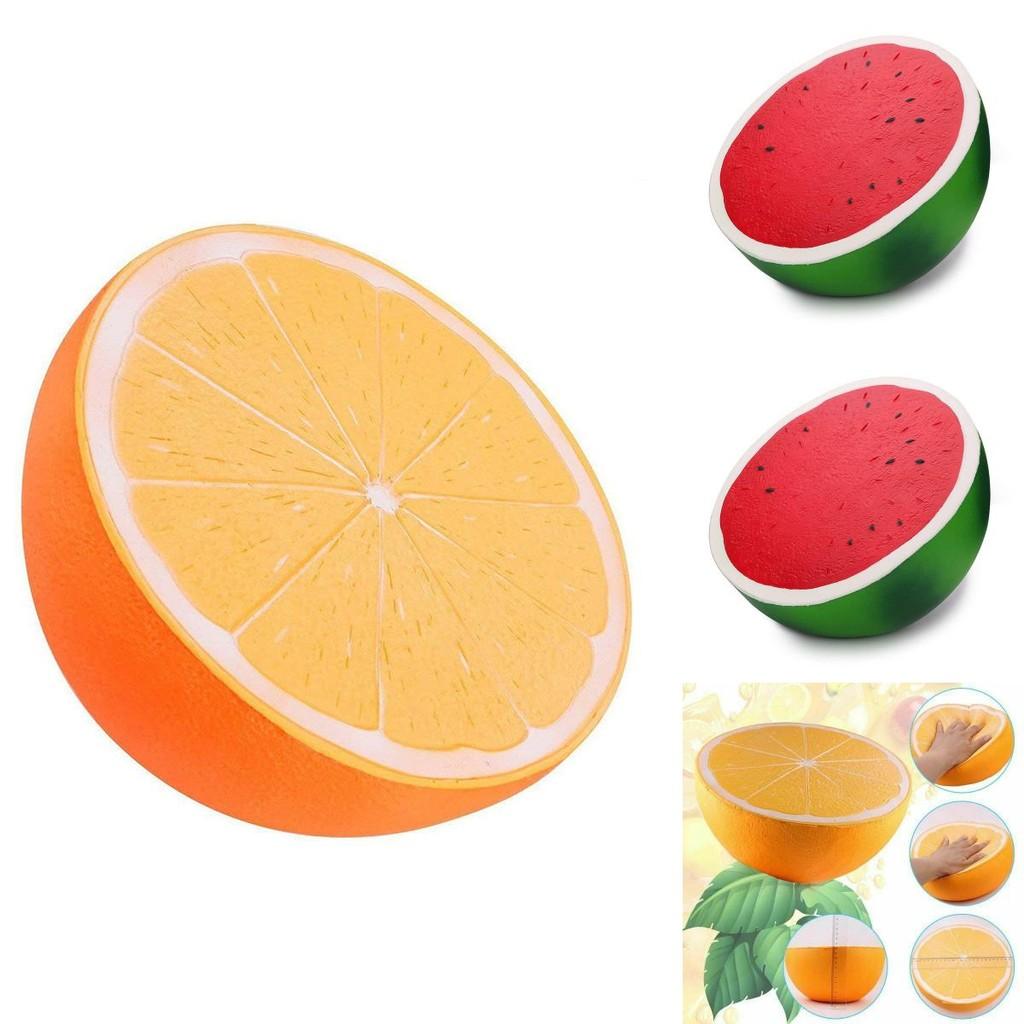 Jumbo Super Giant Soft Squishy Watermelon Orange Strawberry Peach Slow Rising Squeeze Toy