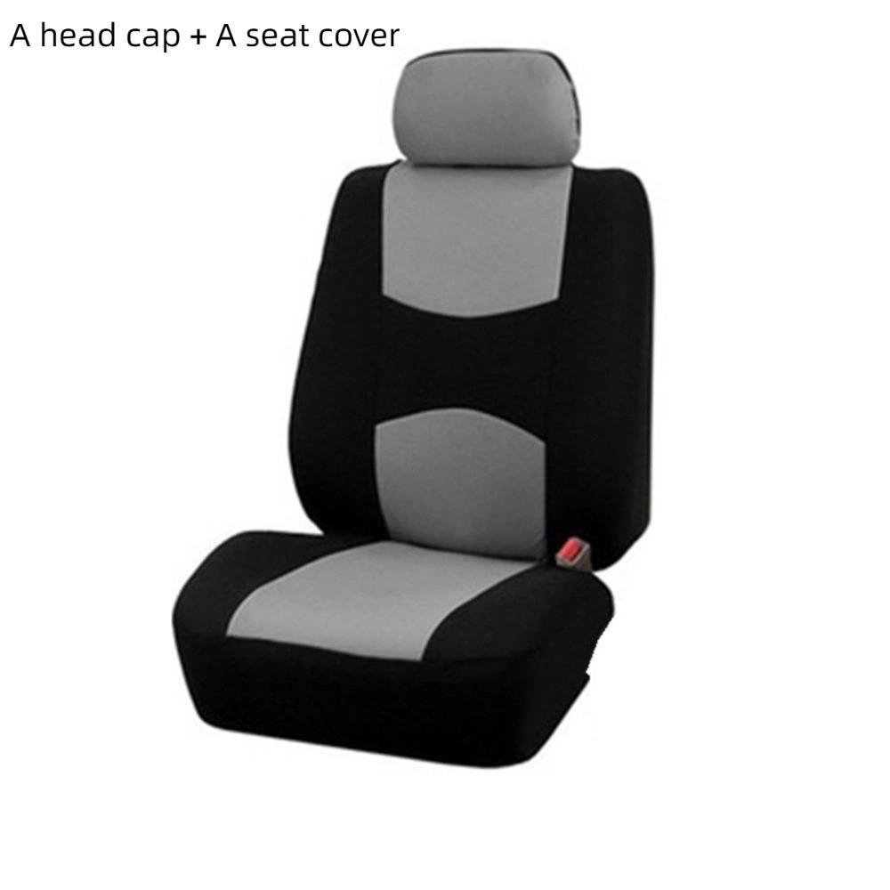 

Dirt-proof Car Seat Covers Anti-wear Breathable Automotive Seat Covers Universal Fit Flat Cloth Automotive Interior Accessories серый
