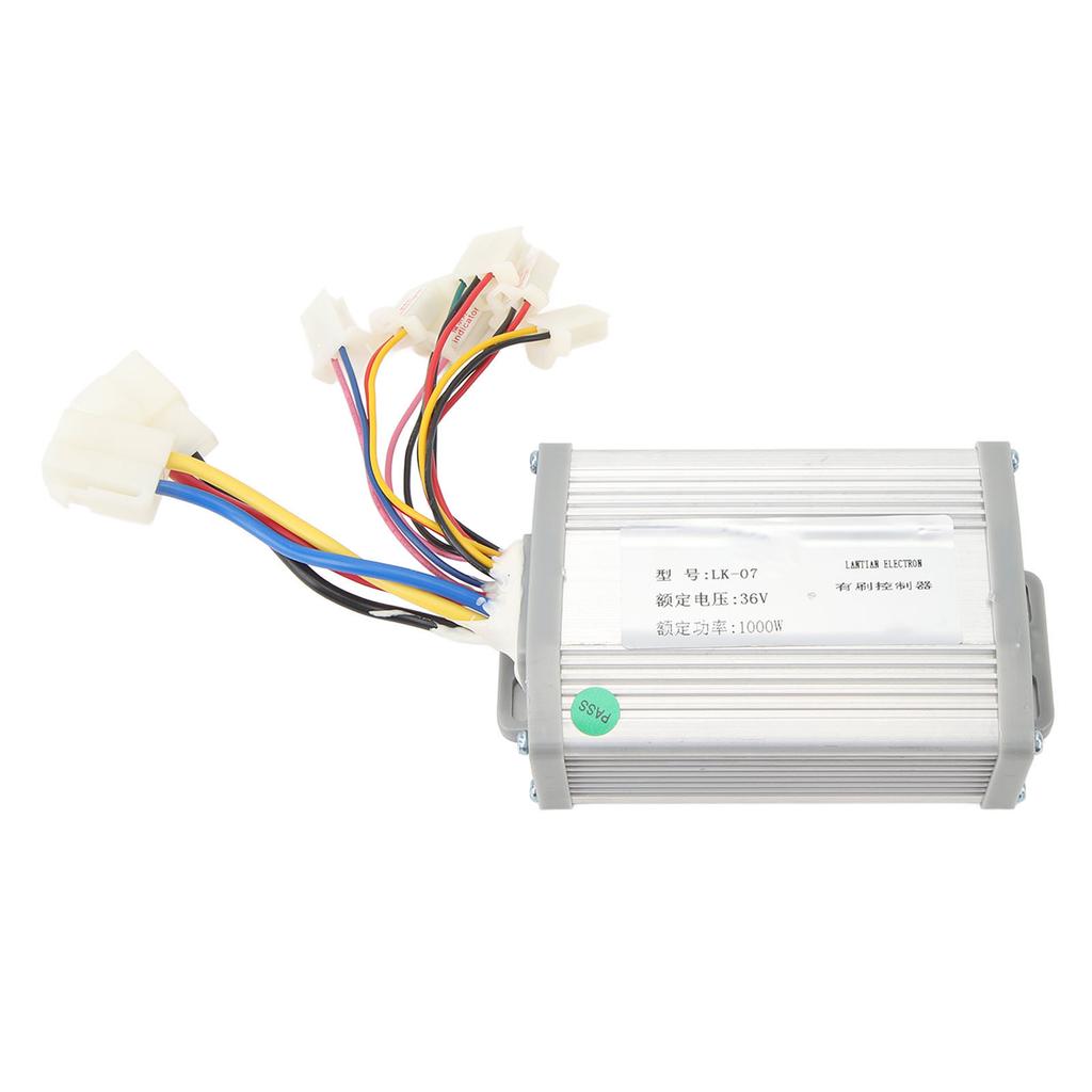 36V 1000W Electric Controller Stable Speed Responsive Braking Brushed Motor Controller for Electric Scooters