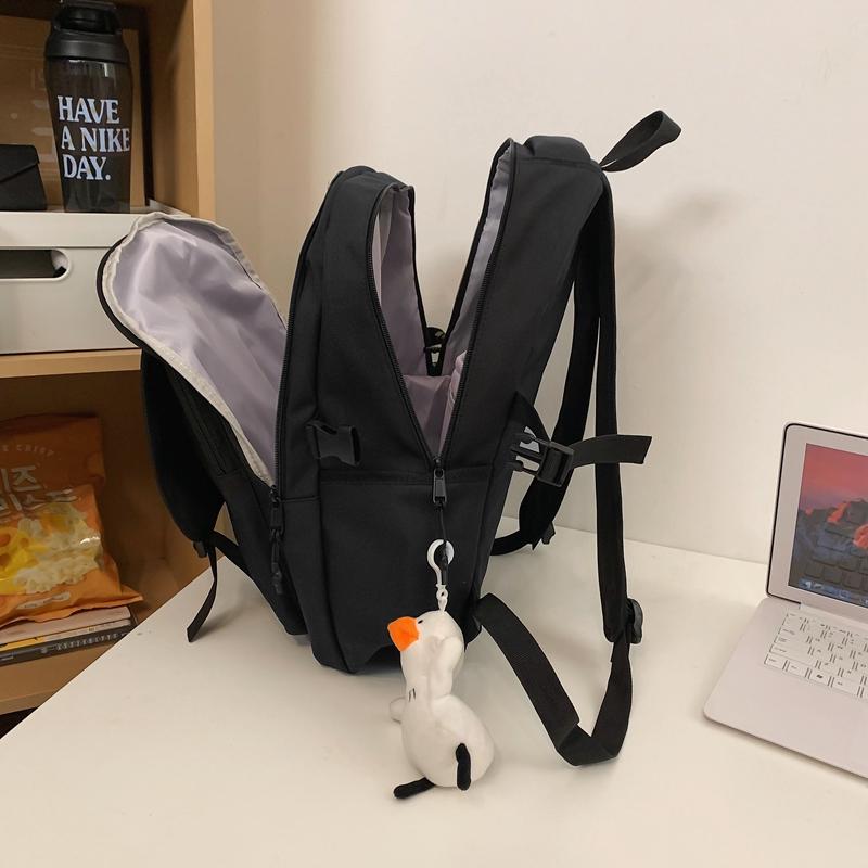 Male Large Capacity Backpack Female Middle School Student Schoolbag Unisex Travel Backpack