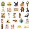 10/50Pcs Ancient Egypt Stickers Pyramid Sphinx Pharaoh Stickers Graffiti Stickers for DIY Luggage Laptop Skateboard Motorcycle Bicycle Stickers