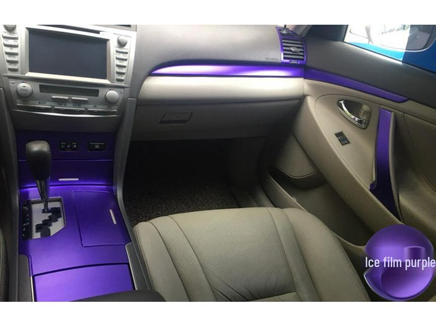 06-11 6. Gen Camry Kohlefaser Innenraum Schaltknauf Aufkleber