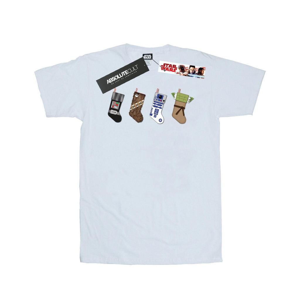 Star Wars Mens Christmas Stockings T-Shirt