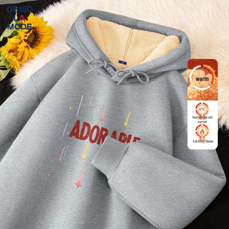 

GENIOLAMODE Men s Heavyweight Fleece Lined Hooded Sweatshirt XL